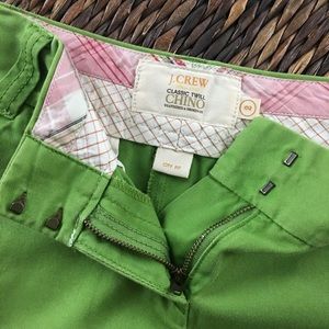 J. Crew Green Chinos Size 2